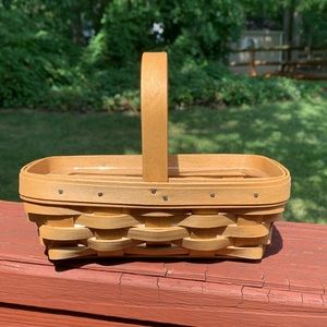 Longaberger Rectangle Basket, 8” x 4” x 3”